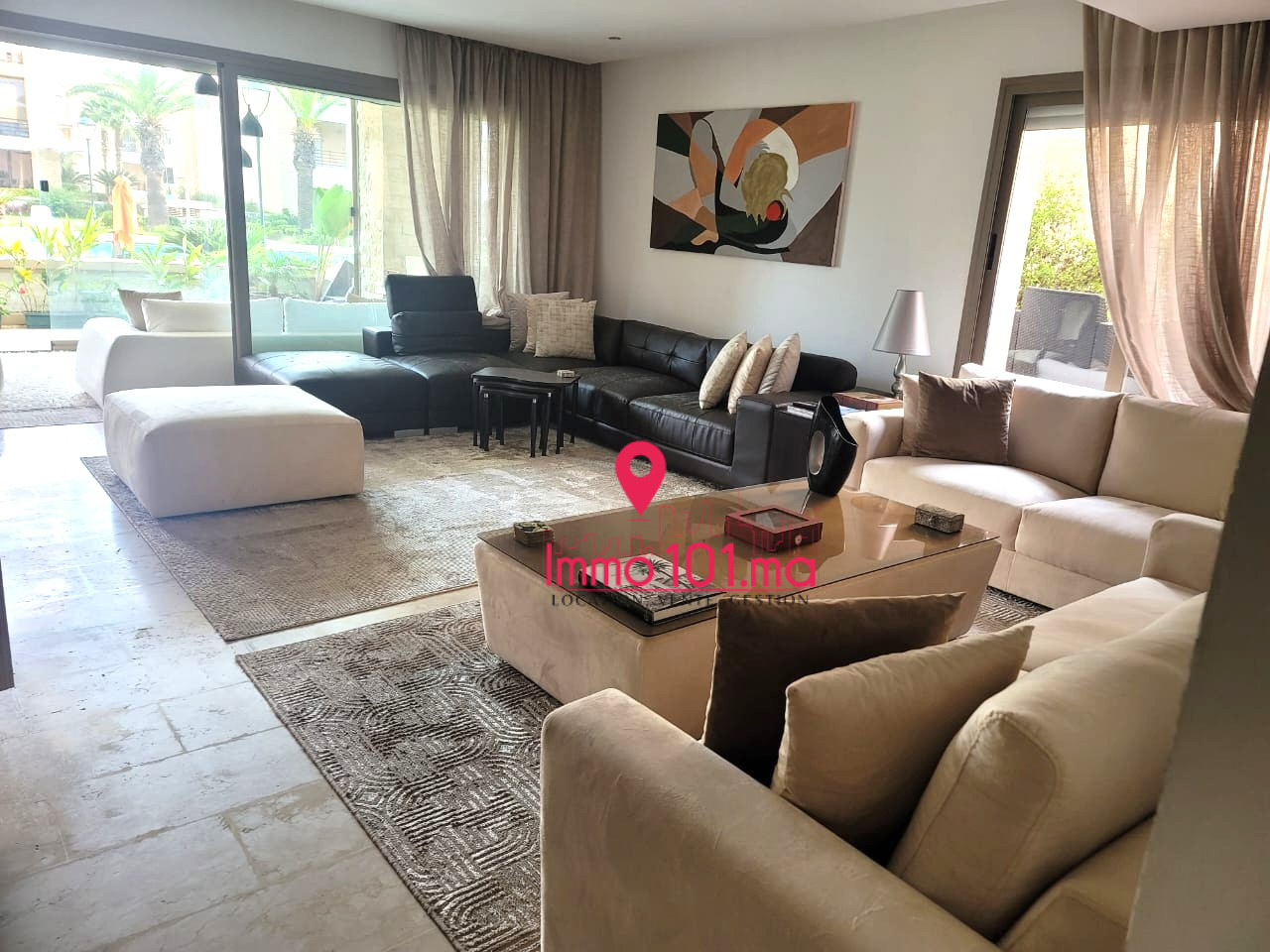 Location appartement meublé à Plage des nations AGLAM2595